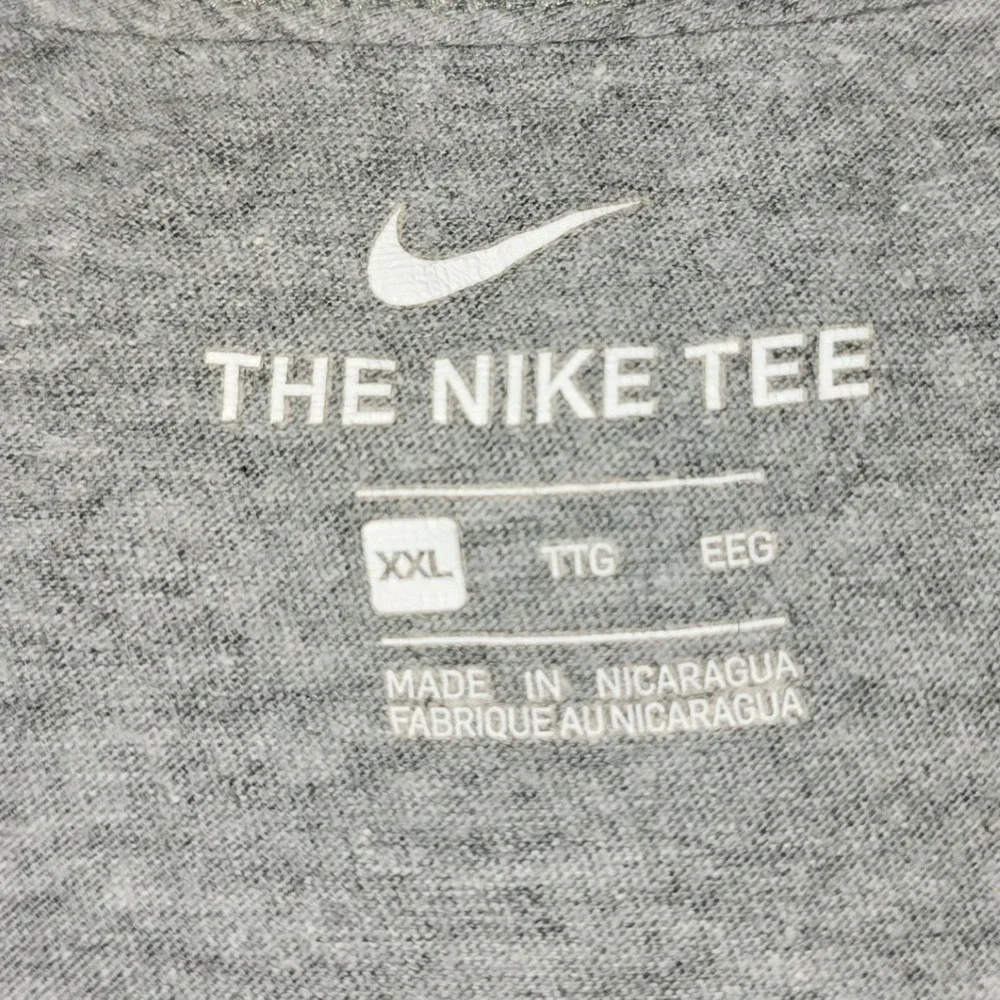 Nike Graphic T-Shirt Mens XXL Gray Excellent